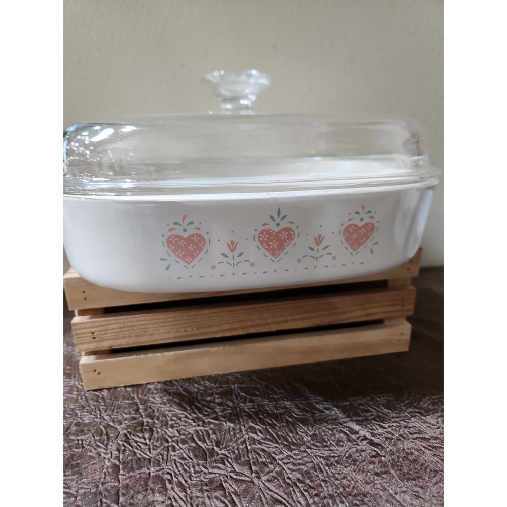 Forever Yours By Corning Ware Casserole Dish A-10-B 2.5L With Pyrex Glass Lid